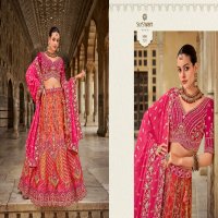 SurShyam Kalamkari D.no 101 To 110 Series Wholesale Bridal Designer Lehengas