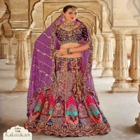 SurShyam Kalamkari D.no 101 To 110 Series Wholesale Bridal Designer Lehengas