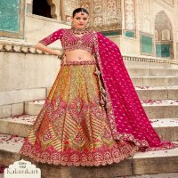 SurShyam Kalamkari D.no 101 To 110 Series Wholesale Bridal Designer Lehengas