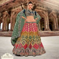 SurShyam Kalamkari D.no 101 To 110 Series Wholesale Bridal Designer Lehengas