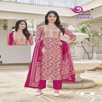 Devi Anamika Vol-1 Wholesale Straight Cut Top With Pant And Dupatta