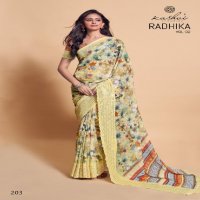 Kashvi Radhika Vol-2 Wholesale Weightless With Embroidery Work Sarees