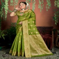 Saroj Maa Vaibhav Organza Vol-8 Wholesale Soft Organza Rich Pallu Sarees