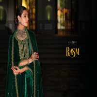 Kilory Rasm Wholesale Premium Velvet With Coding Work Winter Suits