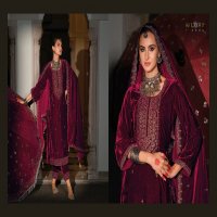 Kilory Rasm Wholesale Premium Velvet With Coding Work Winter Suits