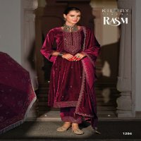 Kilory Rasm Wholesale Premium Velvet With Coding Work Winter Suits