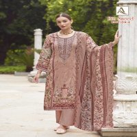 bin saeed vol 6 by alok suits cotton pakistani embroidery 3pcs dress