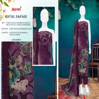 Bipson Royal Safari 2898 Wholesale Viscose Pashmina With Handwork Winter Suits