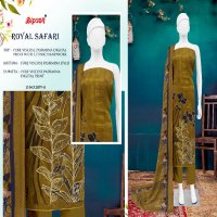 Bipson Royal Safari 2897 Wholesale Viscose Pashmina With Handwork Winter Suits