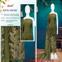 Bipson Royal Safari 2897 Wholesale Viscose Pashmina With Handwork Winter Suits