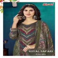 Bipson Royal Safari 2896 Wholesale Viscose Pashmina With Handwork Winter Suits