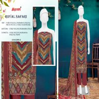 Bipson Royal Safari 2896 Wholesale Viscose Pashmina With Handwork Winter Suits