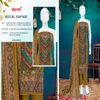 Bipson Royal Safari 2896 Wholesale Viscose Pashmina With Handwork Winter Suits