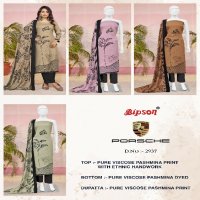 Bipson Porsche 2937 Wholesale Viscose Pashmina With Handwork Winter Dress Material