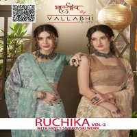 Vallabhi Ruchika Vol-2 Wholesale Fancy Swaroski Work Sarees