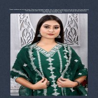 Krishna Trendz Summer Special Vol-2 Wholesale Roman Silk Kurti With Pant And Dupatta