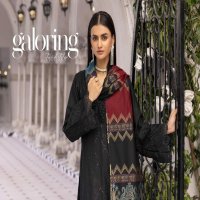 Aalaya Rangoli Vol-1 Premium Embroidered Dhanak Shirt With Fancy Tik Tok Pakistani Suits