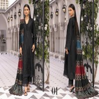 Aalaya Rangoli Vol-1 Premium Embroidered Dhanak Shirt With Fancy Tik Tok Pakistani Suits