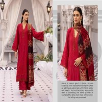 Aalaya Rangoli Vol-1 Premium Embroidered Dhanak Shirt With Fancy Tik Tok Pakistani Suits