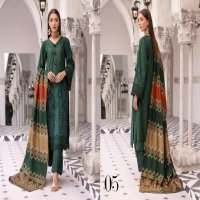 Aalaya Rangoli Vol-1 Premium Embroidered Dhanak Shirt With Fancy Tik Tok Pakistani Suits