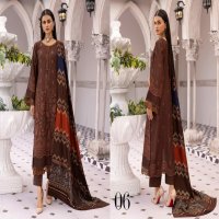 Aalaya Rangoli Vol-1 Premium Embroidered Dhanak Shirt With Fancy Tik Tok Pakistani Suits