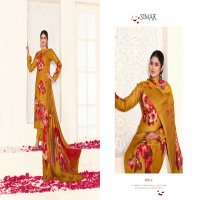 Glossy Simar Poorva Wholesale VIscose Pashmina With Handwork Winter Suits