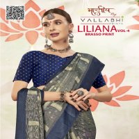 Vallabhi Liliana Vol-4 Wholesale Brasso Fabrics Print Sarees