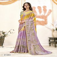 Vallabhi Elisha Vol-2 Wholesale Brasso Satin With Swaroski Work Sarees