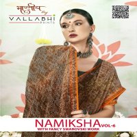 Vallabhi Namiksha Vol-6 Wholesale Georgette Fabric Indian Sarees