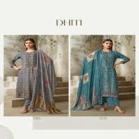 Sahiba Dhiti Wholesale Staple Twill With Hand Work Winter Suits