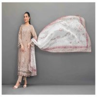 Tawakkal Aezal Embroidered Slub And Embroidered Fancy Dupatta Pakistani Suits