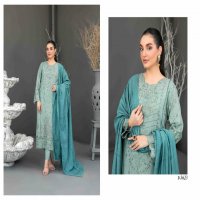 Tawakkal Aezal Embroidered Slub And Embroidered Fancy Dupatta Pakistani Suits