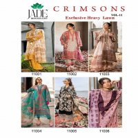 Jade Crimson Exclusive Heavy Lawn Vol-11 Wholesale Printed Dress Material