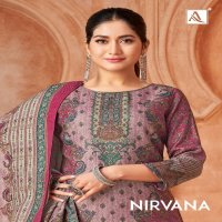 Alok Nirvana Wholesale Viscose Winter Digital Print With Diamond Work Winter Suits