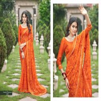 laxmi narayan by kiyra major georgette stylish saree online