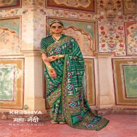 maha nandi 701-706 by kreshva classic design mercerizer sigma silk women saree