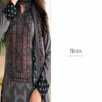glossy Simar firdaus viscose pashmina print winter collection suits