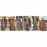 Vallabhi Blessings Vol-3 Wholesale Brasso Floral Printed Indian Sarees