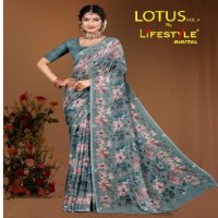 Lifestyle Lotus Vol-4 Wholesale Indian Ethnic Sarees