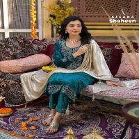 Afsana Shaheen Wholesale Velvet With Work Readymade Suits Combo