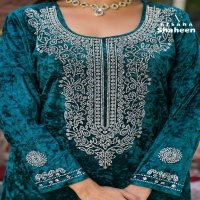 Afsana Shaheen Wholesale Velvet With Work Readymade Suits Combo