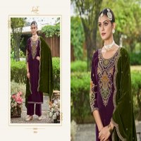 ek nazar by levisha velvet designer unique winter collection 3pcs dress