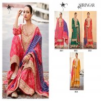 shringar by radha trendz embroidery print chinon readymade 3pcs dress