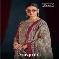 kesar karachi aarambh pashmina print winter special dress material