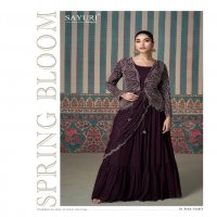 sayuri designer ethnic readymade chinon silk indo western 3pcs dress