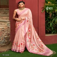 Trirath Isha Wholesale Art Silk Digital Printed Festive Sarees