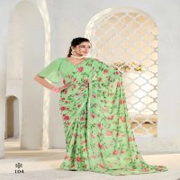 Kriyansha Florence Wholesale Pure Georgette Fabrics Ethnic Sarees