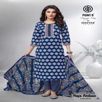 Deeptex Naya Andaaz Vol-9 Wholesale Pure Cotton Readymade Dress