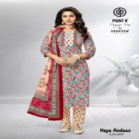 Deeptex Naya Andaaz Vol-9 Wholesale Pure Cotton Readymade Dress