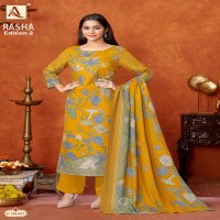 rasha vol 2 by alok suits viscose pashmina designer print 3pcs dress